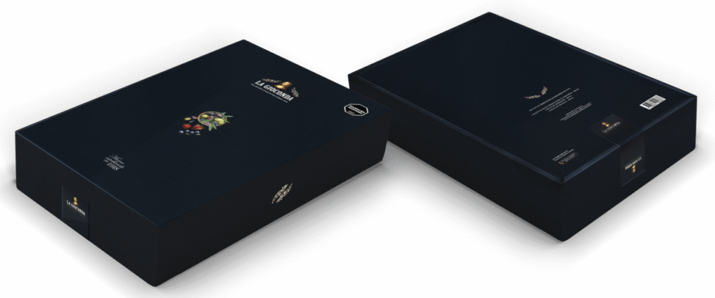 Giftbox La Gioconda cerrada vista desde fuera